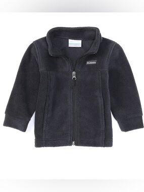 Columbia Toddler Black Full-Zip Fleece Jacket